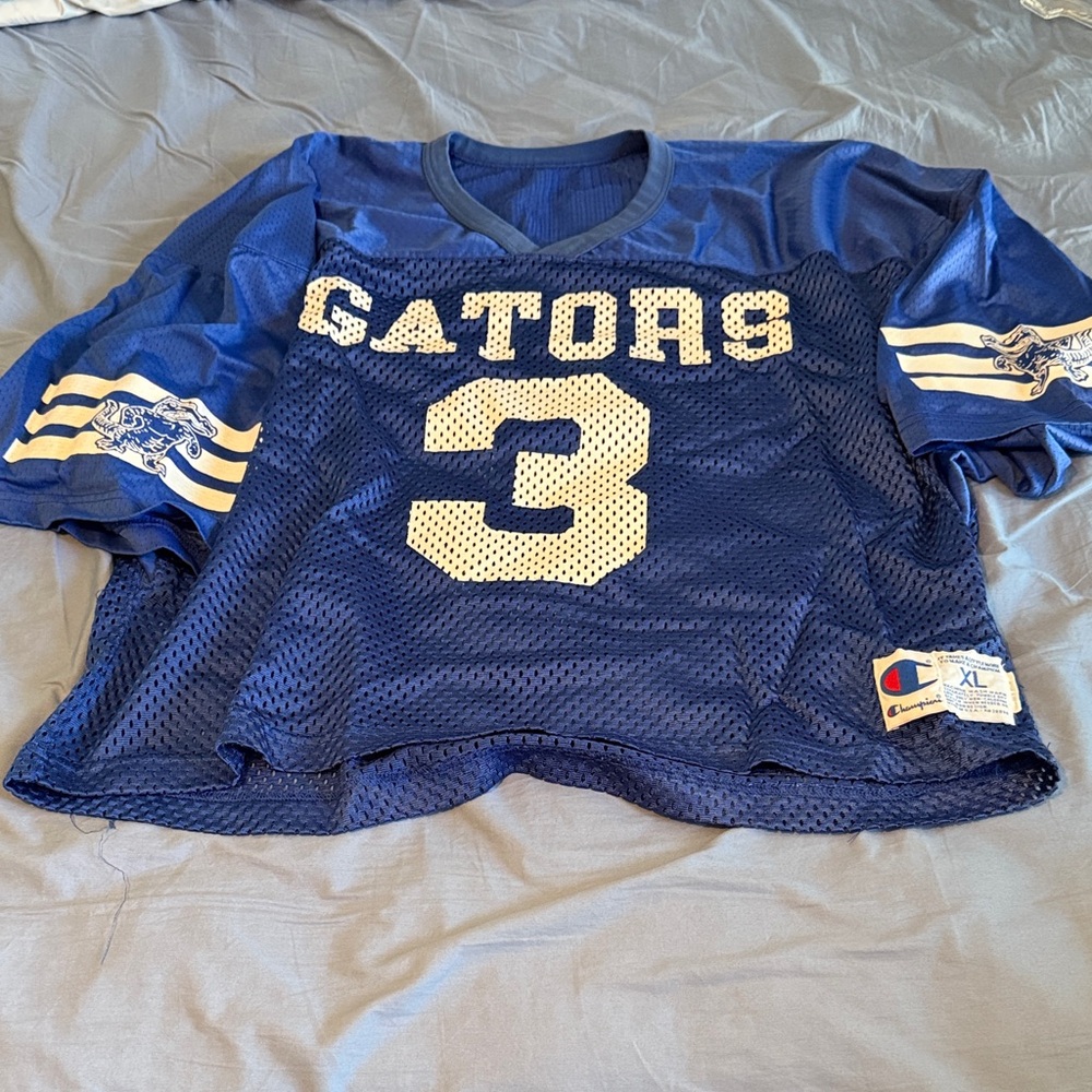 Champion Blue Gators Jersey with Number 3